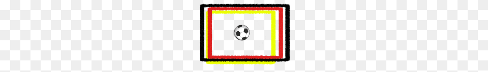 Soccer Black Red Gold Frame, Ball, Football, Soccer Ball, Sport Free Transparent Png