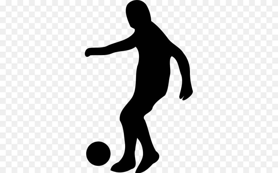 Soccer Clipart, Gray Png Image