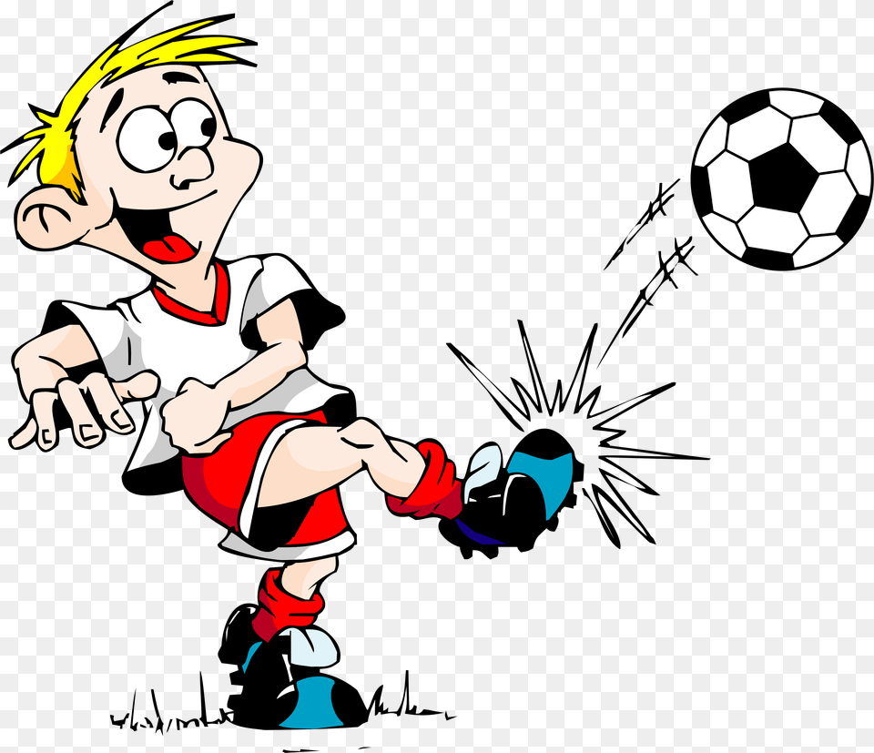 Soccer Clipart Foot Soccer Clipart, Baby, Person, Soccer Ball, Football Free Png Download
