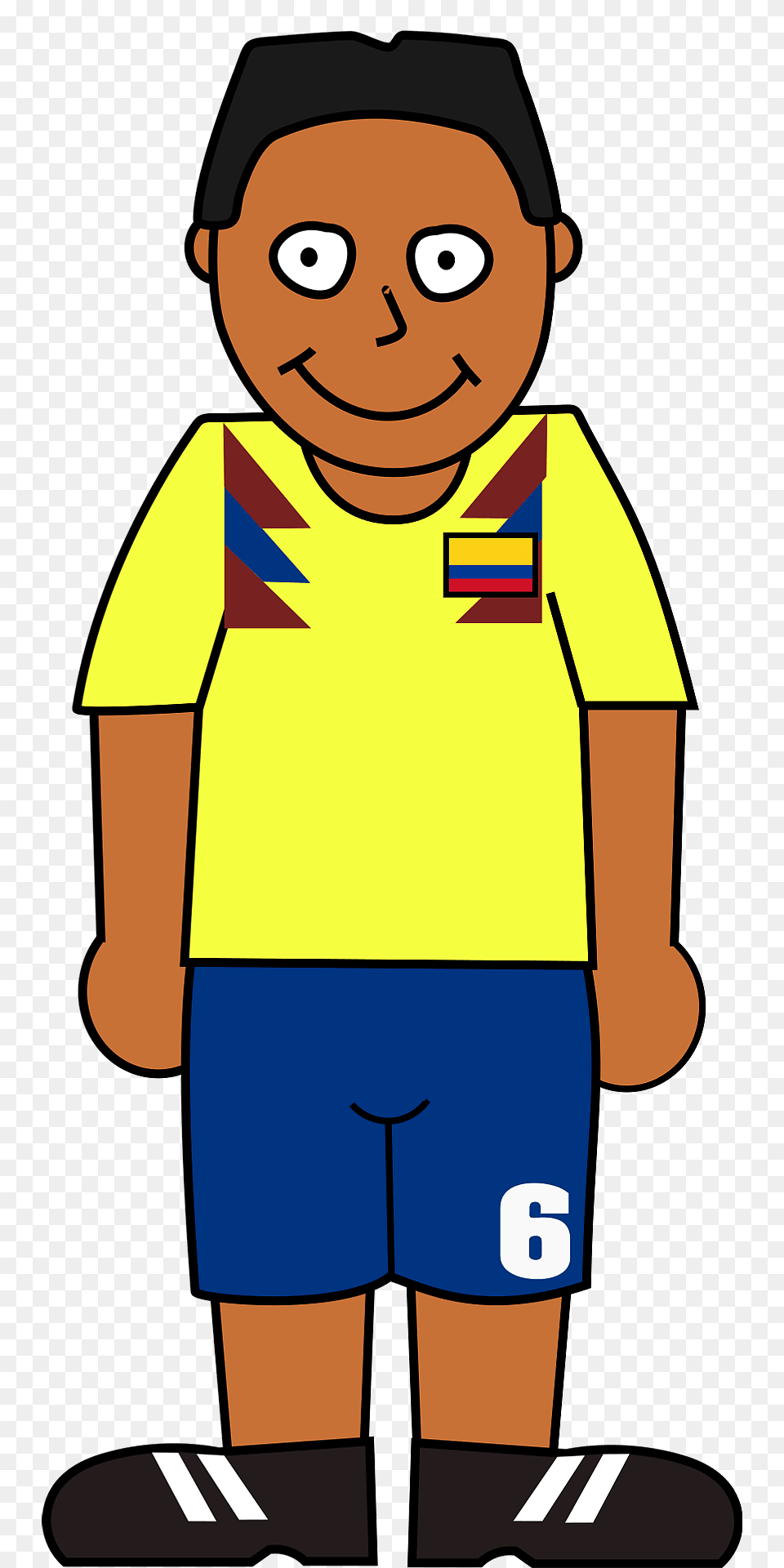 Soccer Colombia Clipart, Clothing, Shorts, Baby, Person Png