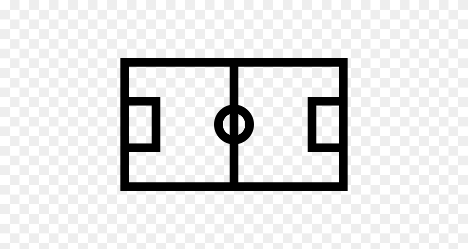 Soccer Field Icon Free Of Game Icons, Gray Png Image