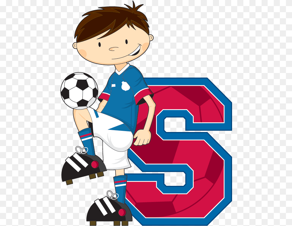 Soccer Football Boy Learning Letter S Football Clipart Football, Sport, Ball, Soccer Ball, Sphere Png