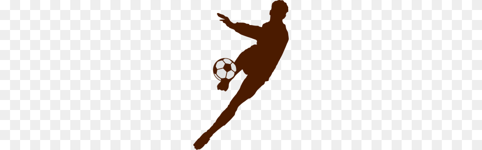 Soccer Football Player Silhouette, Sport, Ball, Soccer Ball, Kicking Free Transparent Png