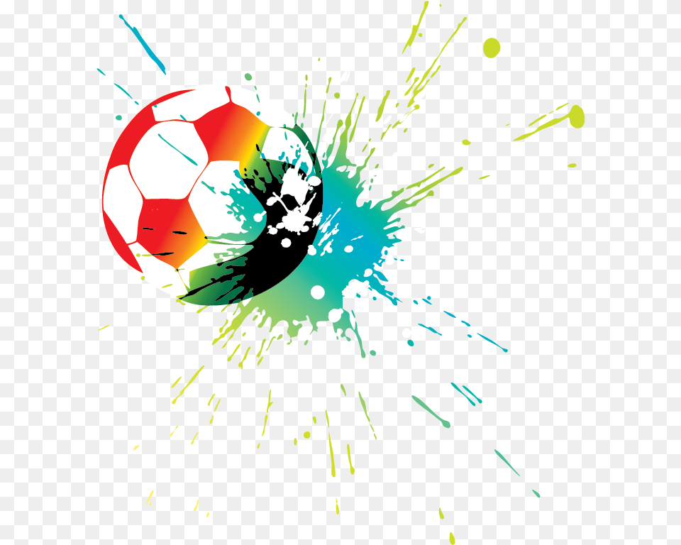 Soccer Football Player Background, Ball, Soccer Ball, Sport, Art Free Png Download