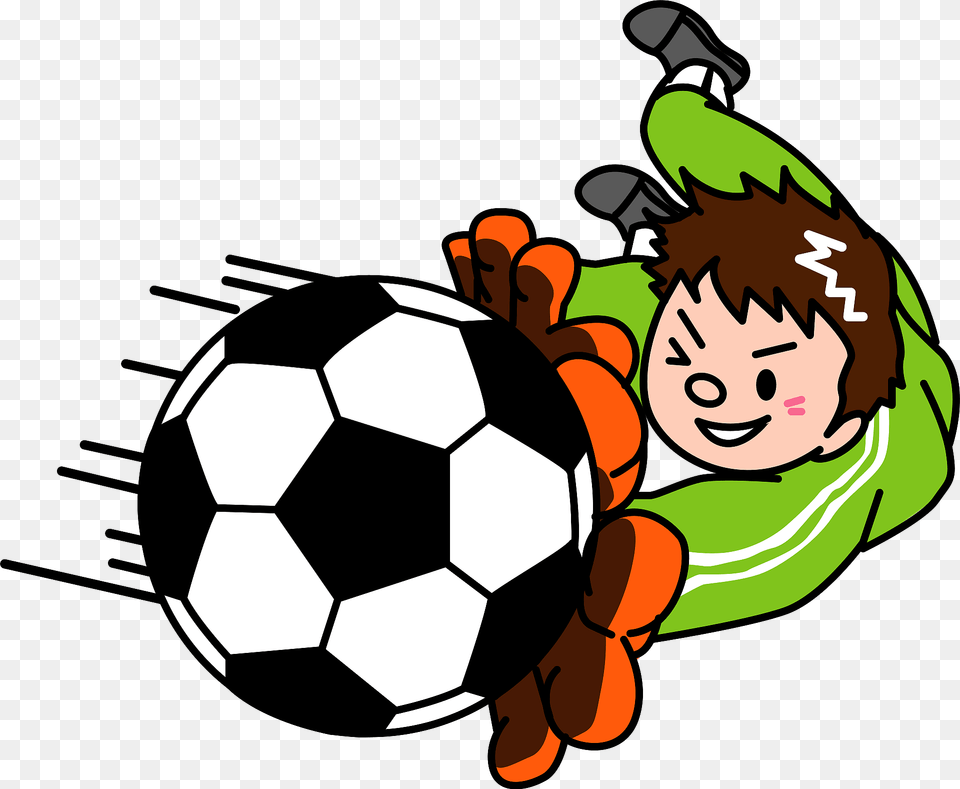 Soccer Goalkeeper Is Stopping The Ball Clipart, Sport, Football, Soccer Ball, Person Free Png Download