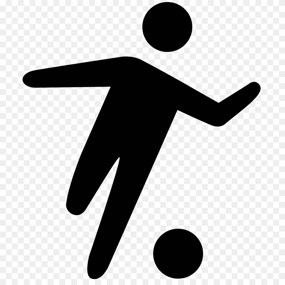 Soccer Icon, Gray Free Png Download