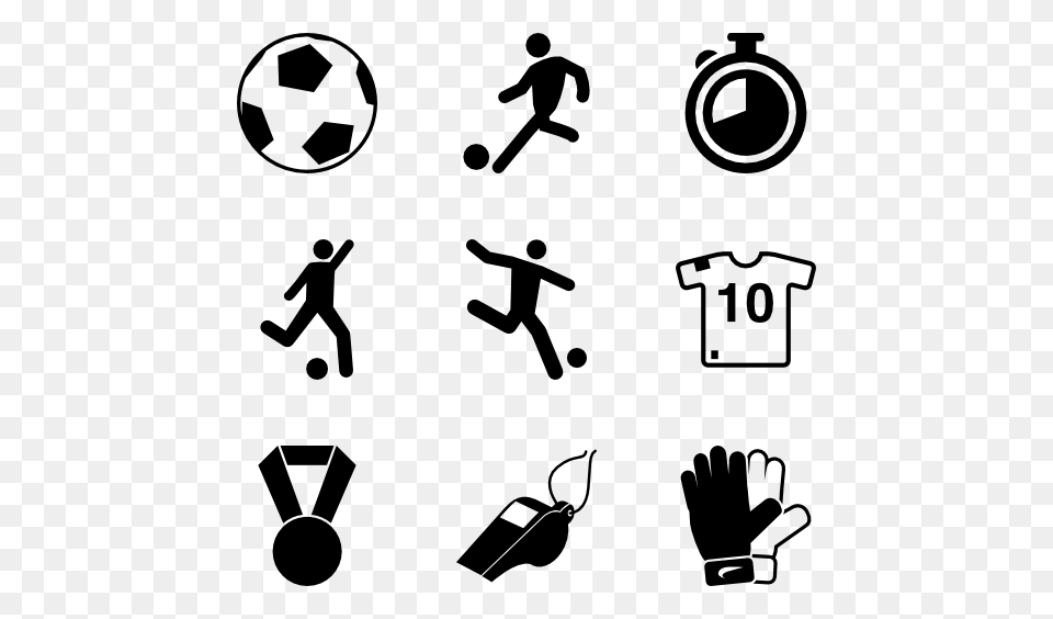 Soccer Icon Packs, Gray Free Png