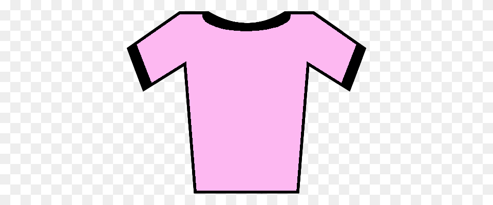 Soccer Jersey Pink Black, Clothing, T-shirt Png