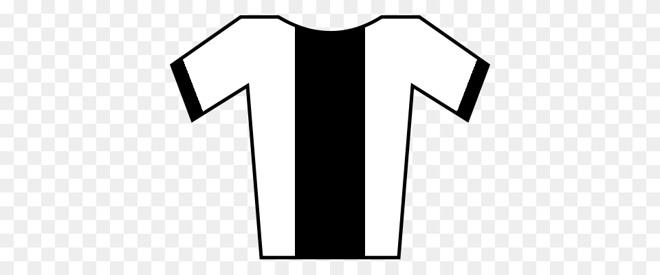 Soccer Jersey White Black, Clothing, T-shirt, Shirt, Symbol Free Transparent Png
