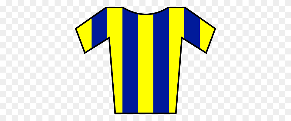 Soccer Jersey Yellow Blue, Clothing, Shirt, T-shirt Free Png