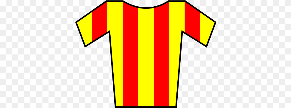 Soccer Jersey Yellow Red Soccer Shirt, Clothing, T-shirt, Cross, Symbol Free Png
