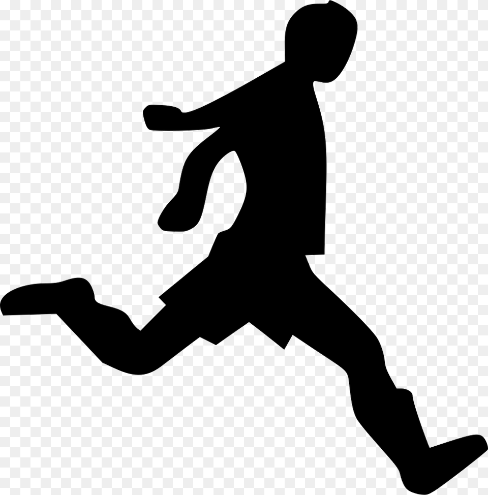 Soccer Man Football Player Silhouette Transparent, Adult, Male, Person Png Image