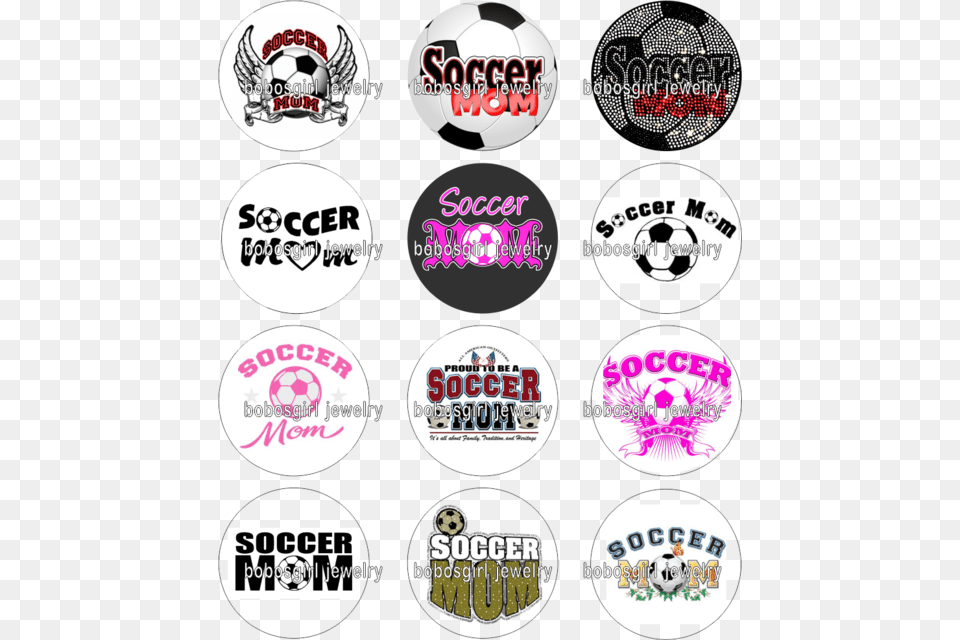 Soccer Mom Glass Magnetic Button Fit Snap Jewelry Bead Personalize Soccer Mom Sticker, Logo Free Transparent Png