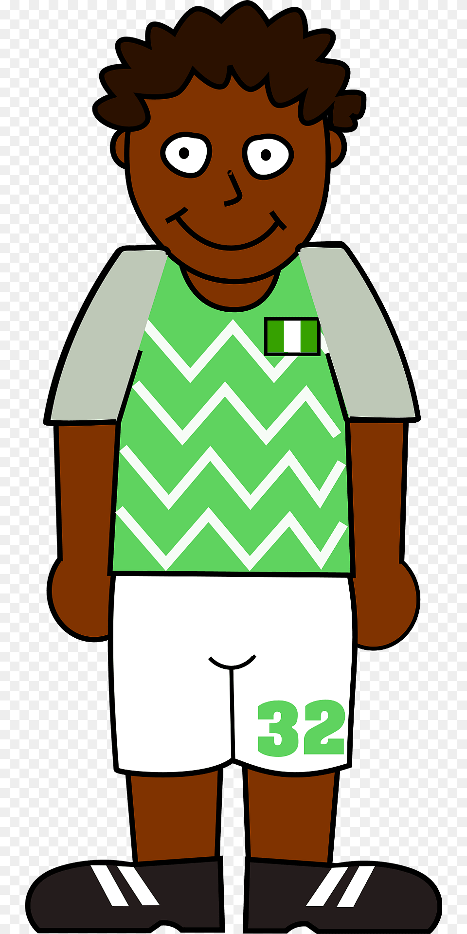 Soccer Nigeria Clipart, Clothing, Shorts, Baby, Person Free Png Download