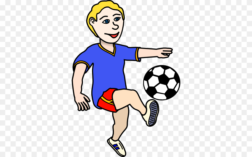 Soccer Player Clip Art, Person, Kicking, Baby, Soccer Ball Free Png Download