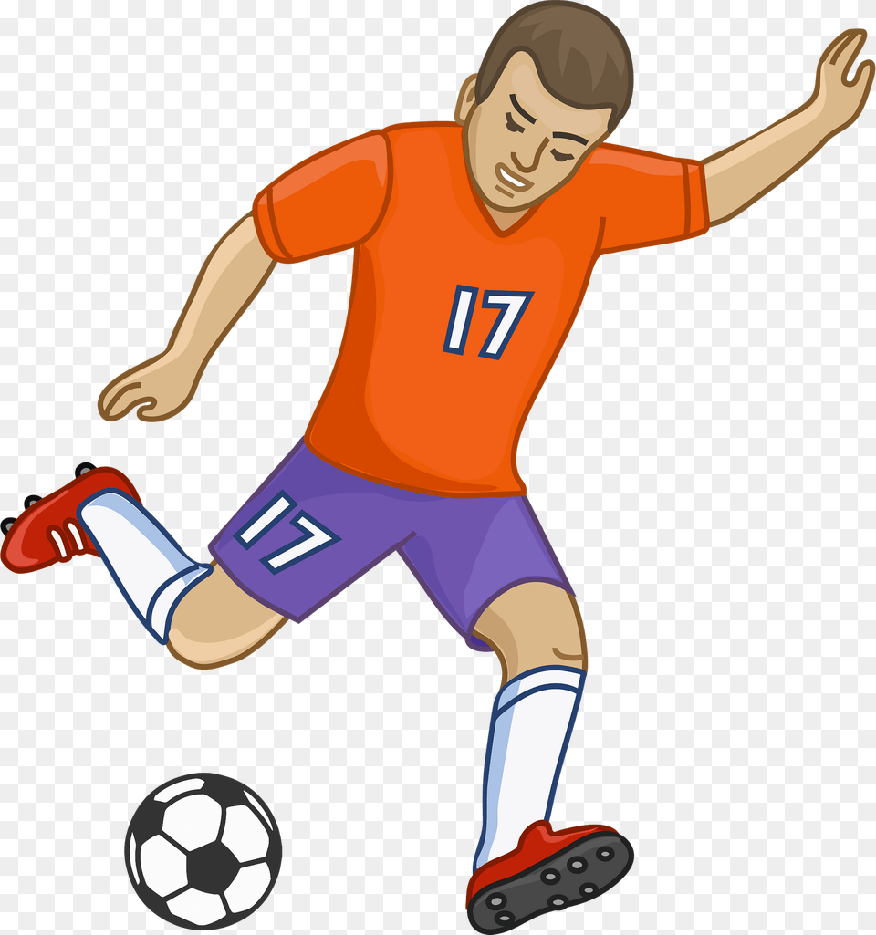 Soccer Player Clipart, Boy, Child, Person, Male Free Transparent Png