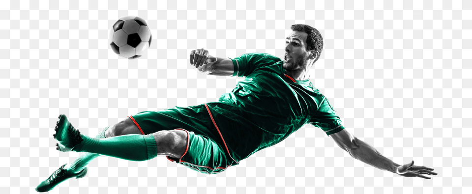 Soccer Player Kick, Sphere, Adult, Soccer Ball, Person Free Png Download