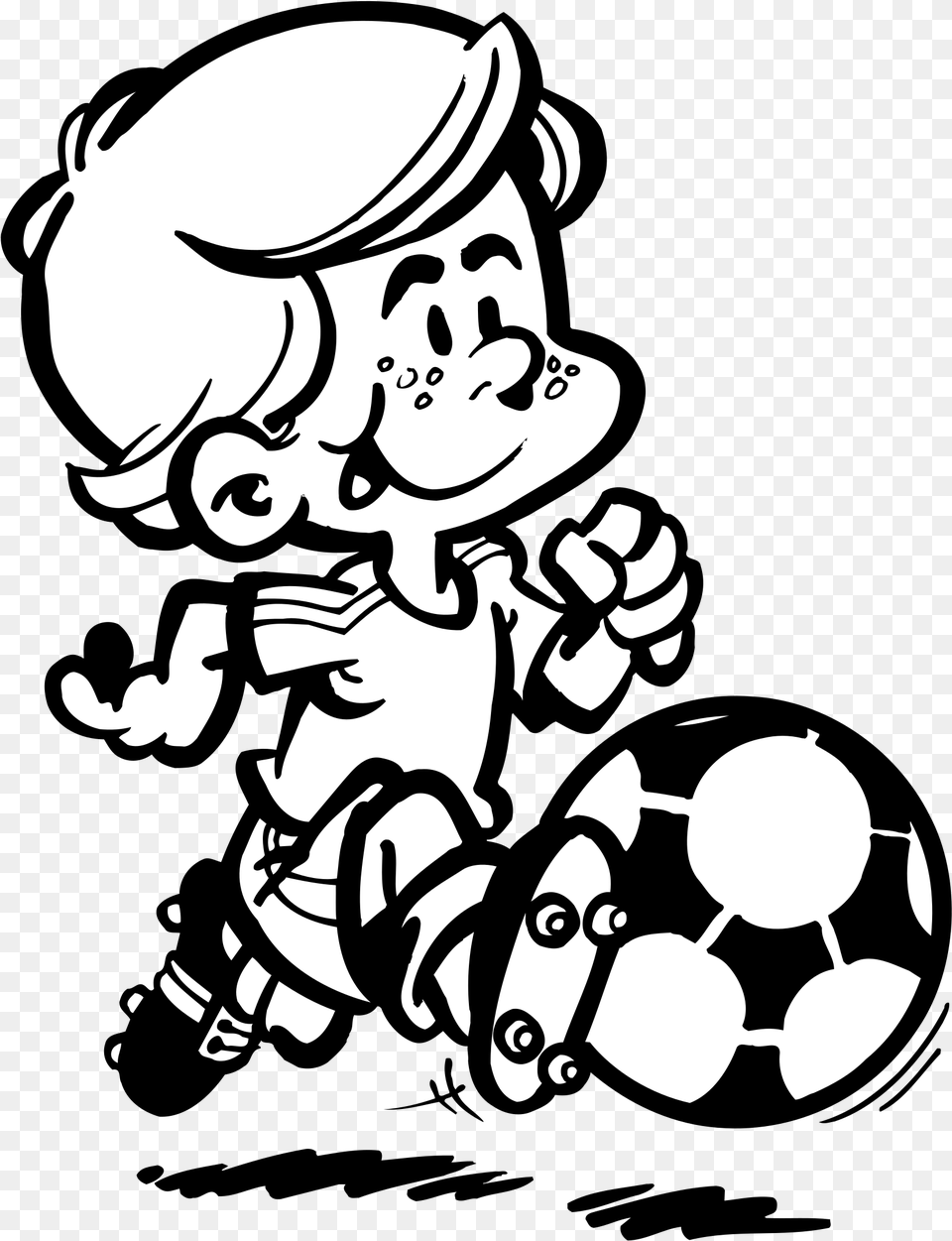 Soccer Player Logo Logo Pemain Sepak Bola, Stencil, Baby, Person, Face Free Transparent Png