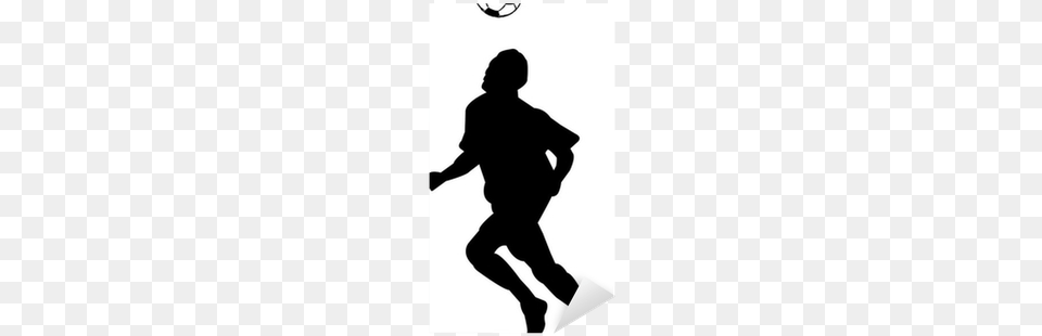 Soccer Player Silhouette, Clothing, Hoodie, Knitwear, Sweater Free Transparent Png