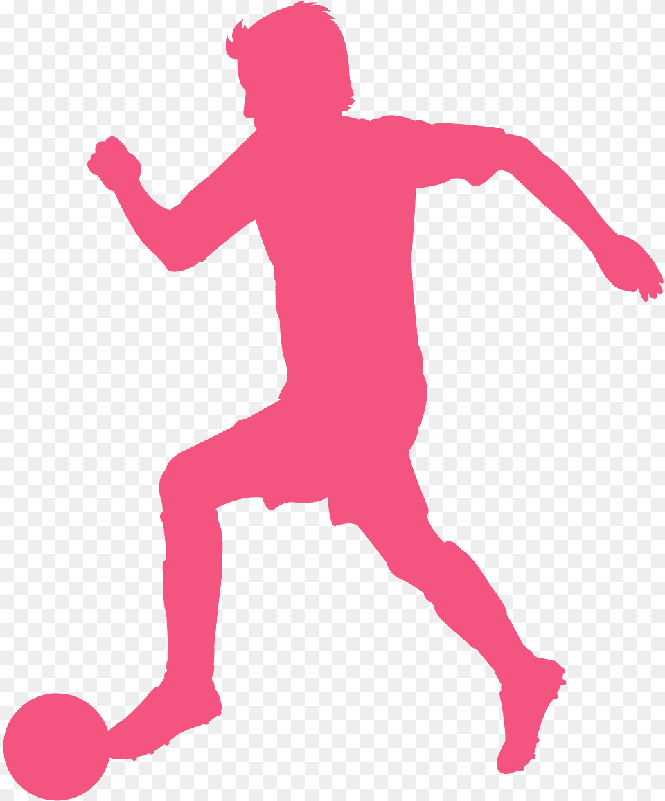 Soccer Player Silhouette, Adult, Male, Man, Person Png