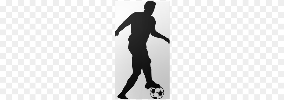 Soccer Player Silhouette, Adult, Person, Man, Male Free Png