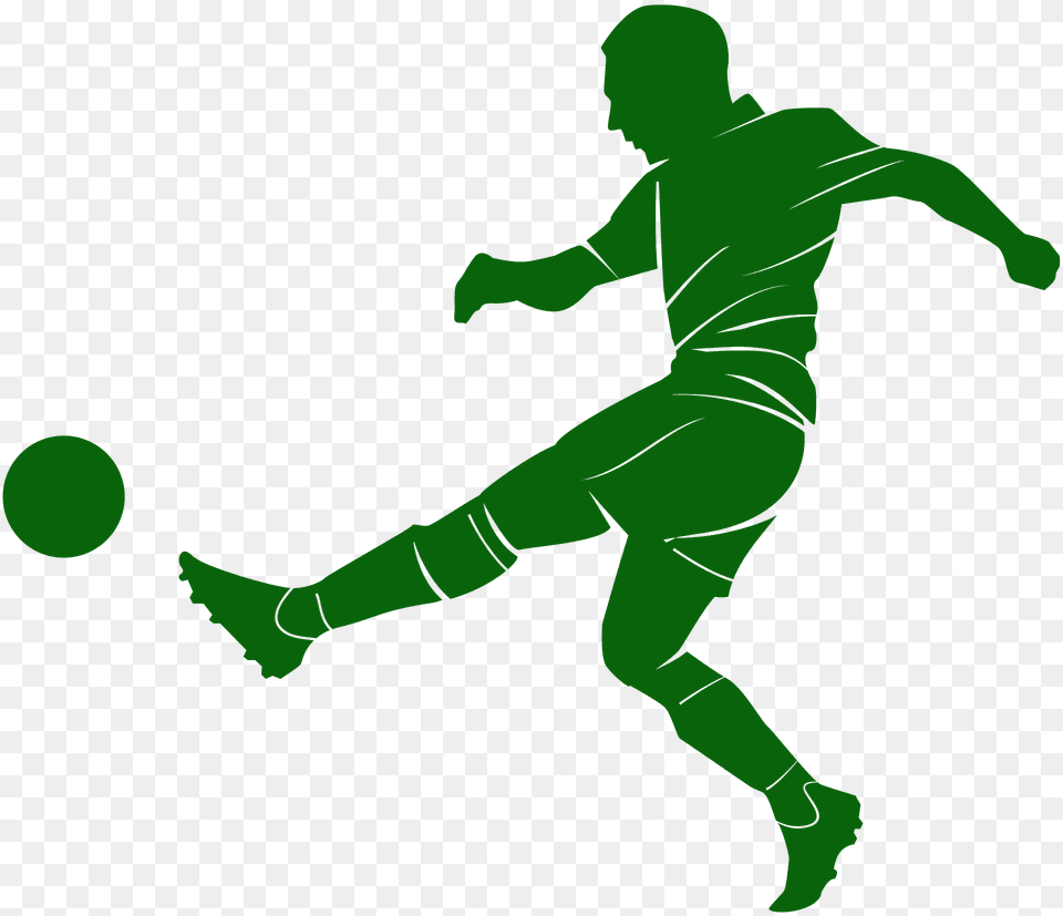 Soccer Player Silhouette, Person, Ball, Handball, Sport Free Png