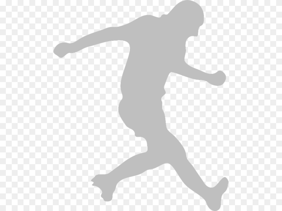 Soccer Player Silhouette, Baby, Person, Stencil Free Transparent Png
