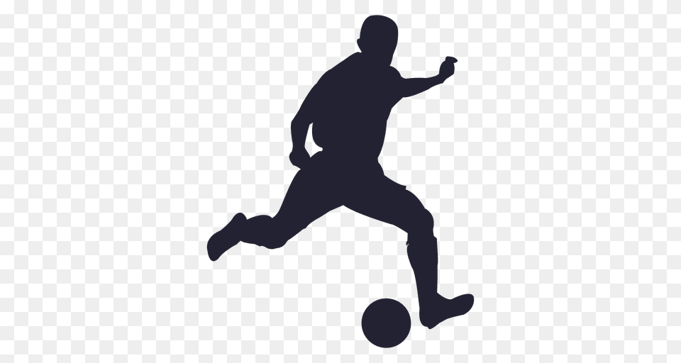 Soccer Player Silhouette, Adult, Person, Man, Male Png Image