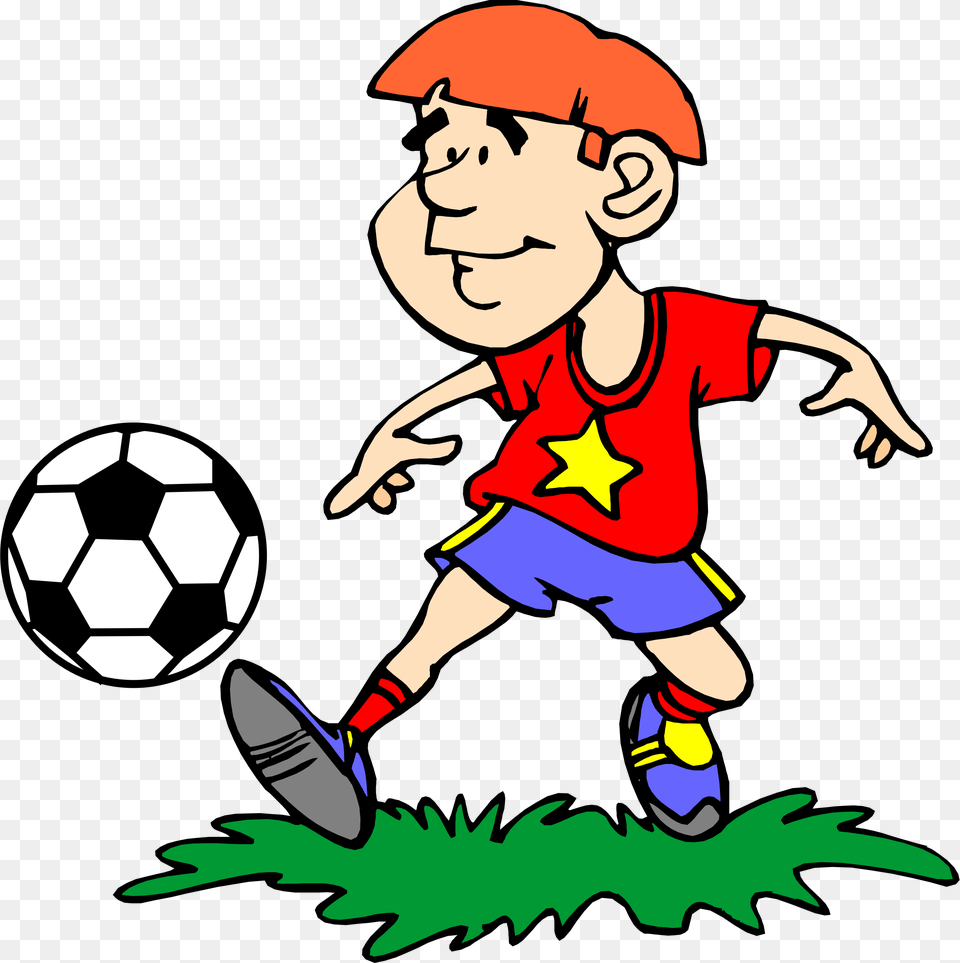 Soccer Players Boy Kicking Ball Clipart, Football, Soccer Ball, Sport, Baby Png Image