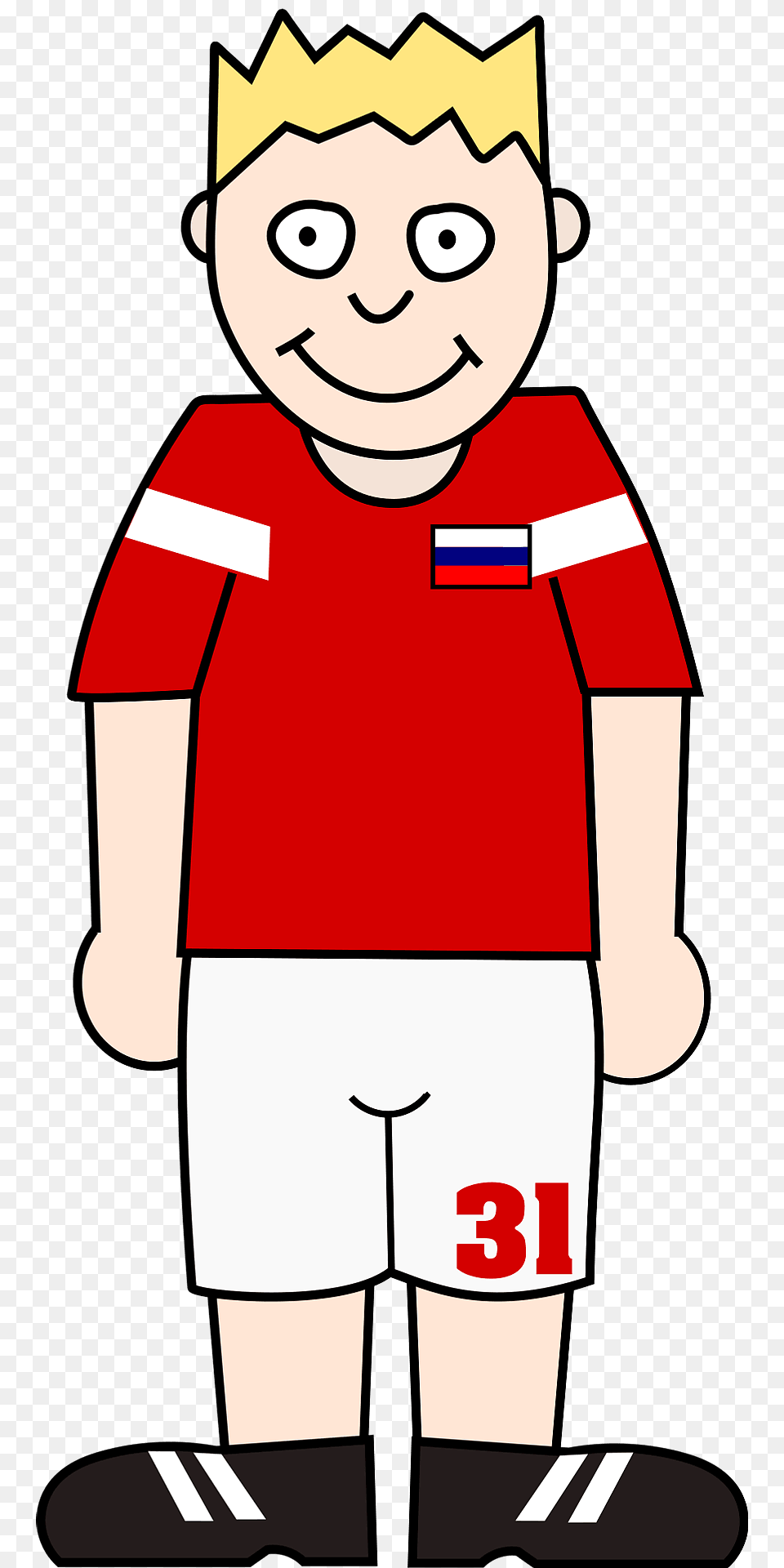 Soccer Russia Clipart, Clothing, Shorts, T-shirt, Baby Png