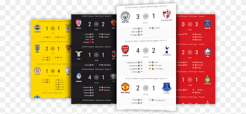 Soccer Scoreboard Desktop And Mobile Api Livescore, Advertisement, Text, Poster Free Transparent Png