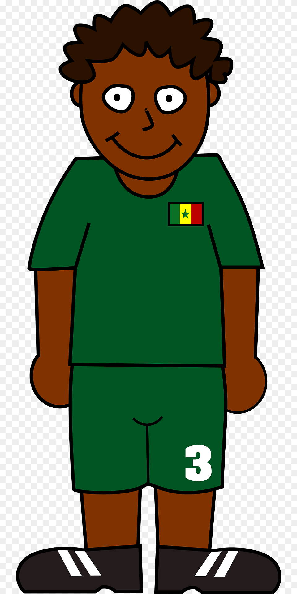 Soccer Senegal Clipart, Clothing, Shorts, Person, Face Free Png