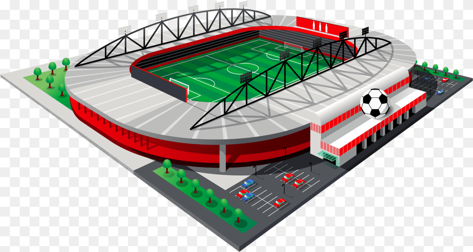 Soccer Stadium 01 Soccer Specific Stadium, Cad Diagram, Diagram, Ball, Football Png Image