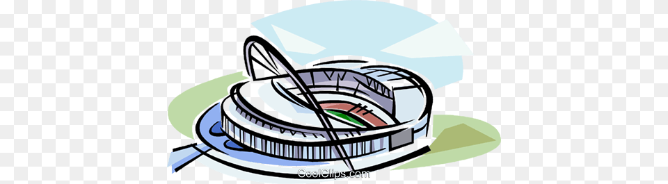 Soccer Stadiums Royalty Free Vector Clip Art Illustration, Device, Grass, Lawn, Lawn Mower Png