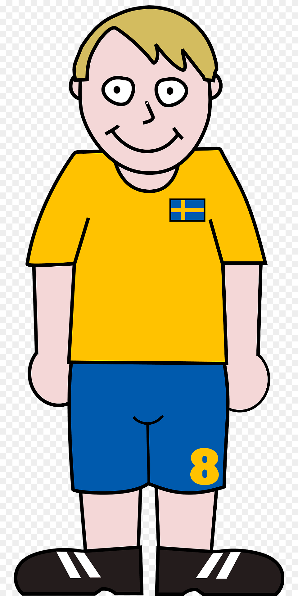 Soccer Sweden Clipart, Clothing, Shorts, Baby, Person Free Png Download
