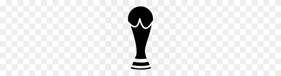 Soccer Trophy Cup Clipart, Silhouette Png Image