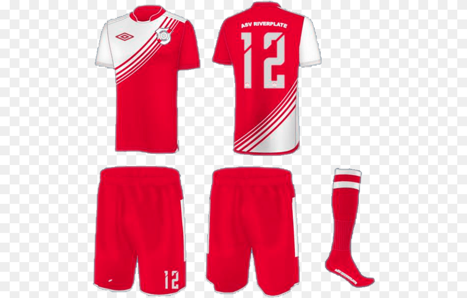 Soccer Uniform Riverplate Ternos Deportivos De River Plate, Clothing, Shirt, Shorts, Jersey Png Image