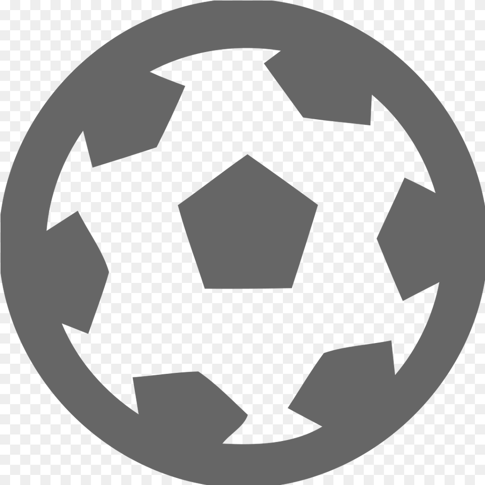 Soccerball Free Icon Download Logo For Soccer, Symbol, Recycling Symbol, Animal, Fish Png Image