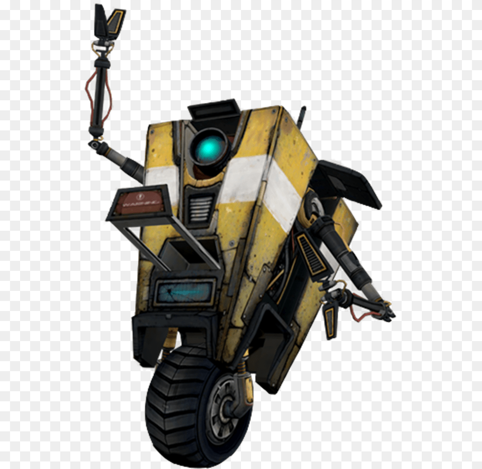 Social Claptrap Borderlands 2, Machine, Robot, Wheel, Light Free Png