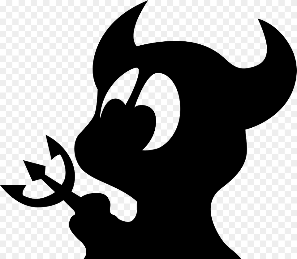 Social Freebsd Devil Devil Svg, Stencil, Silhouette, Animal, Fish Png