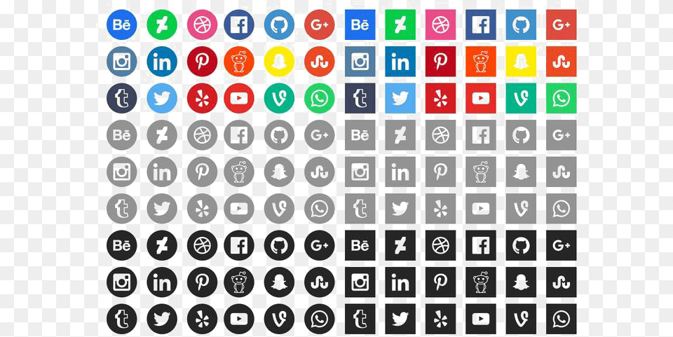 Social Icons Photo Social Media Icons 2019, Scoreboard, Electronics, Symbol, Text Free Png Download