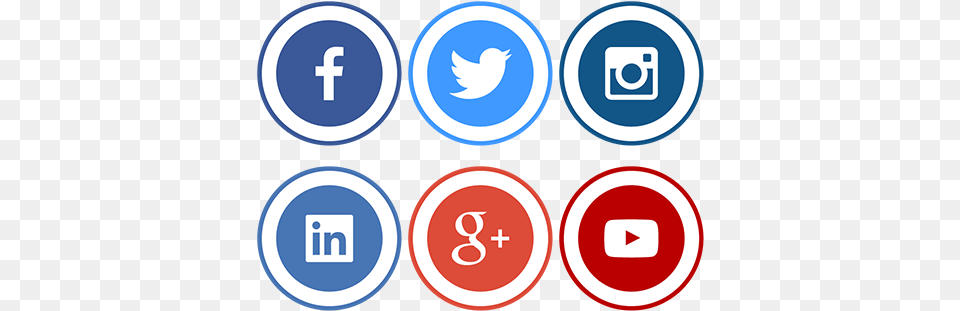 Social Icons Transparent Black And White Social Media Vector, Sign, Symbol, Logo, Text Free Png
