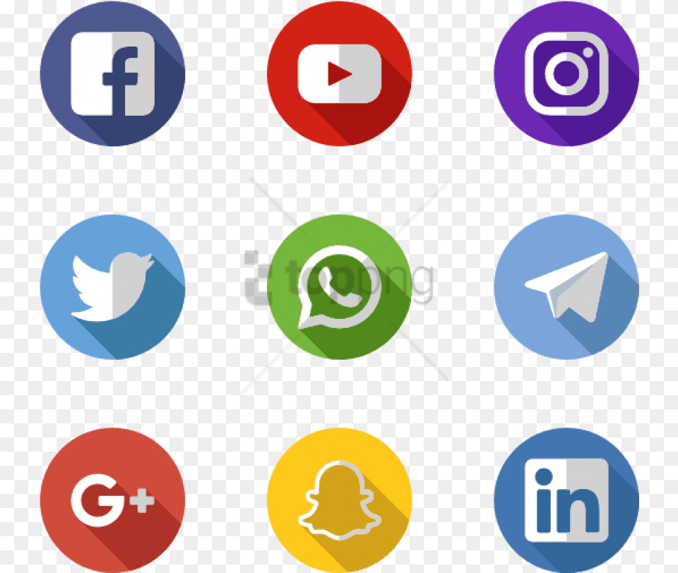 Social Media Apps Image With Social Media Apps Logo, Text Free Transparent Png