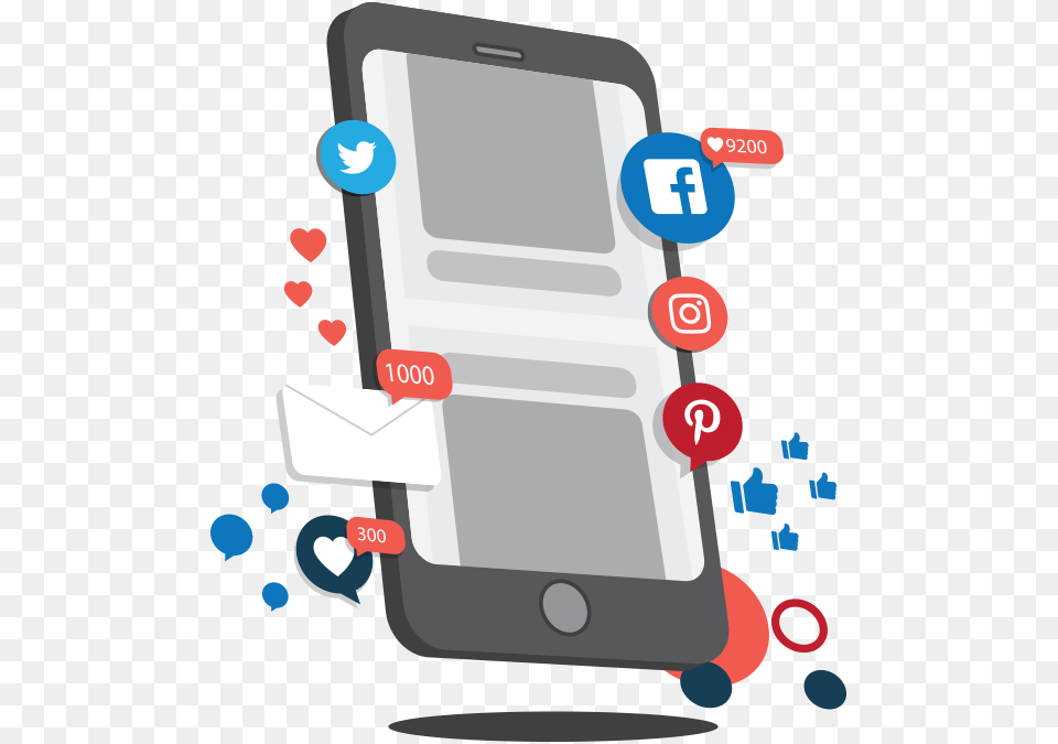 Social Media Apps On Mobile Social Media Phone, Electronics, Mobile Phone, Gas Pump, Machine Free Transparent Png