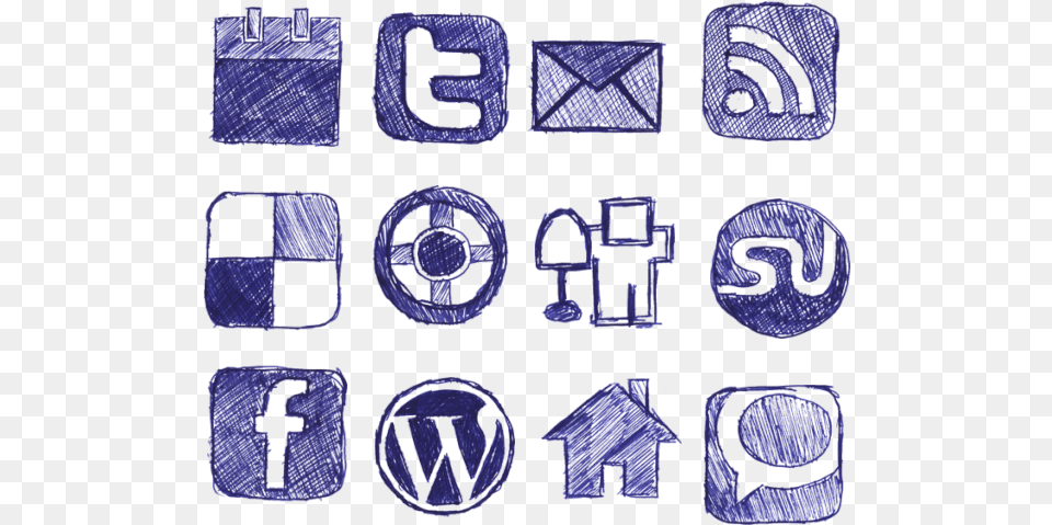 Social Media Blog Icon Direct And Indirect Advertising On Social Media, Art, Collage, Text Free Png