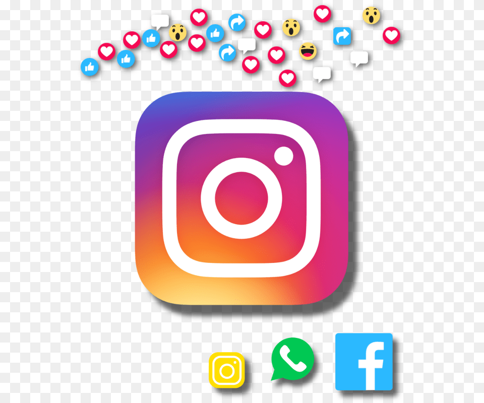 Social Media Boost Like Us On Instagram Sticker, Art, Graphics, Disk Free Png
