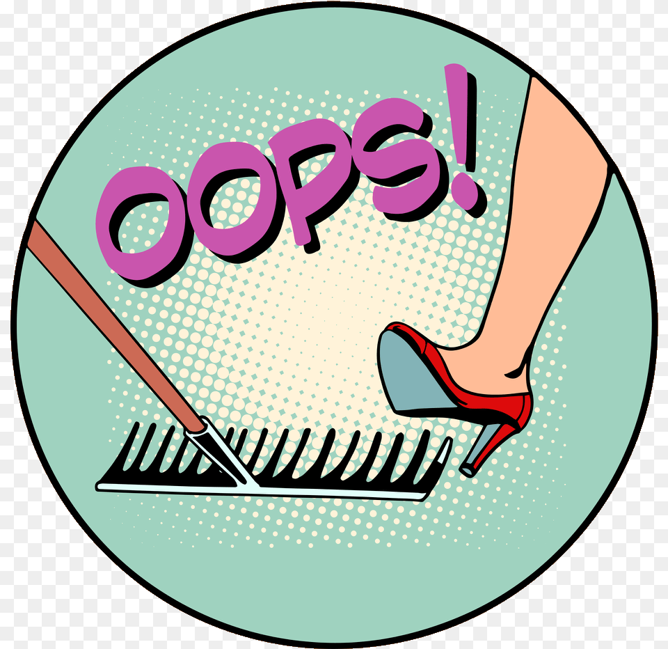 Social Media Dont Step On A Rake Exception Handling Pictures Illustration, Clothing, Footwear, Shoe, High Heel Free Png Download