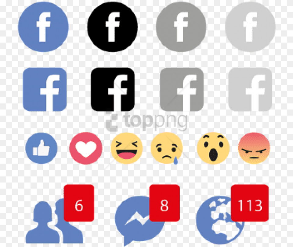 Social Media Emoji Icons, Text, Symbol, Number, Person Png Image