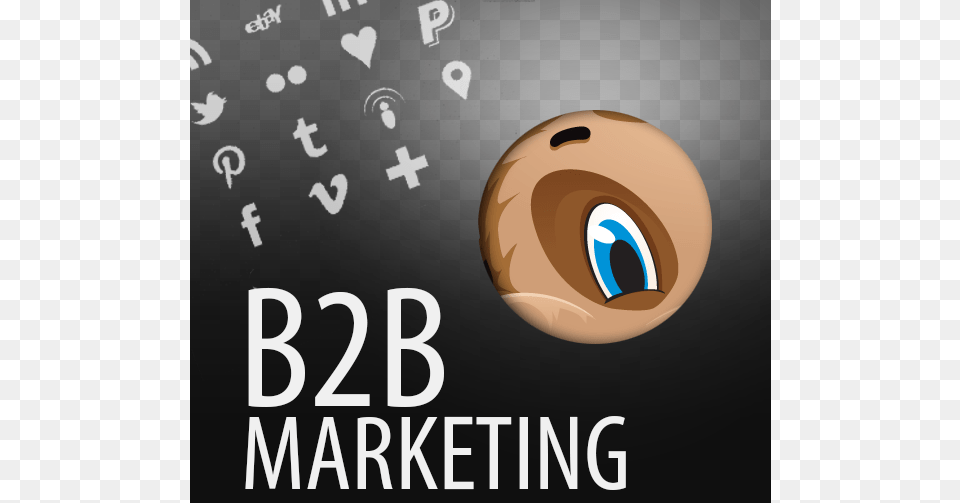 Social Media For B2b Icon, Text Png