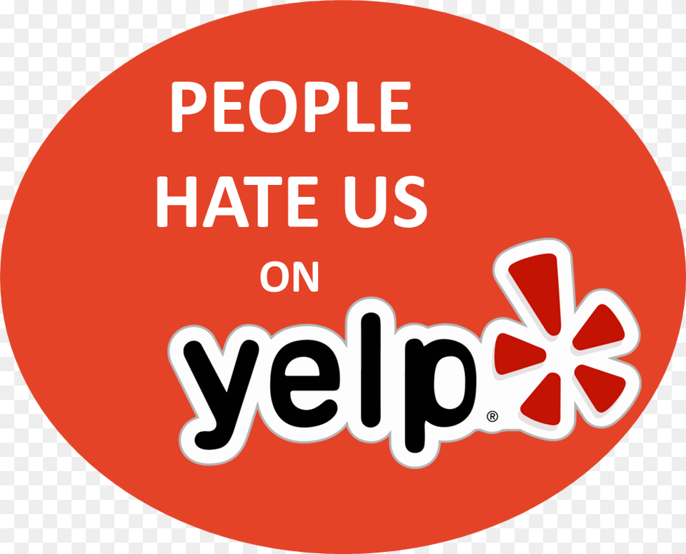 Social Media Hate Getting 5 Star Reviews On Yelp Guaranteed Unofficial, Sticker, Logo, Disk Free Transparent Png
